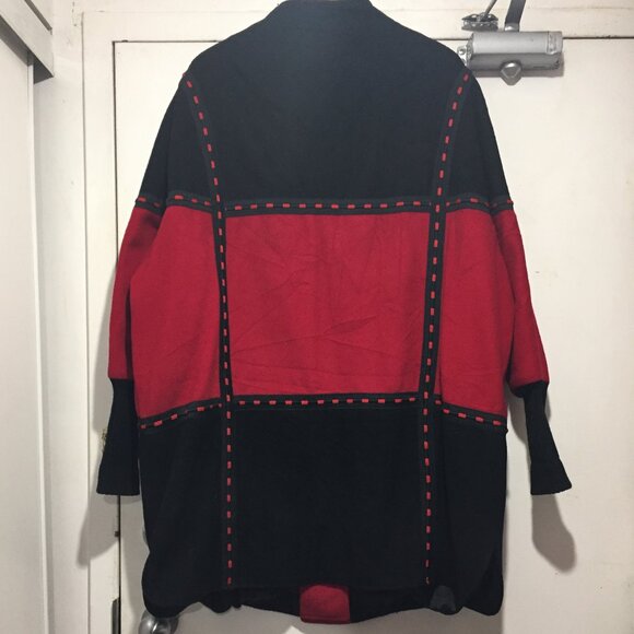 VINTAGE SPENCER DOUGLAS WOOL BLEND OVERSIZED JACKETS SIZE M/L/XL - Picture 4 of 14